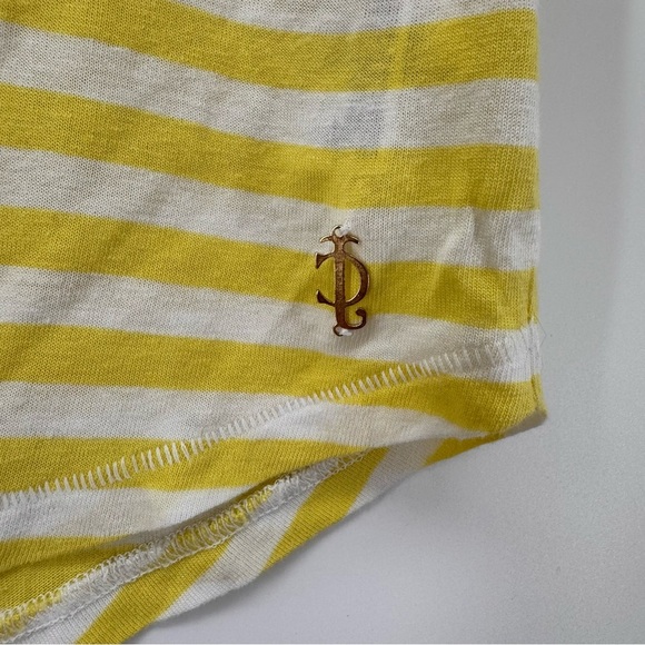Juicy Couture Viscose Linen Yellow T-Shirt - Picture 2 of 7